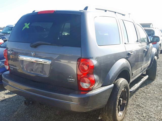 1D4HD48D74F145094 - 2004 DODGE DURANGO SL GRAY photo 4