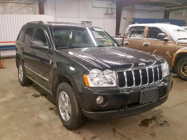 1J4HR58205C531193 - 2005 JEEP GRAND CHER BLACK photo 1