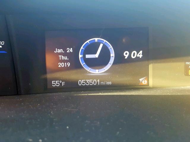 2HGFB2F91FH521062 - 2015 HONDA CIVIC EXL ნაცრისფერი ფოტო 8