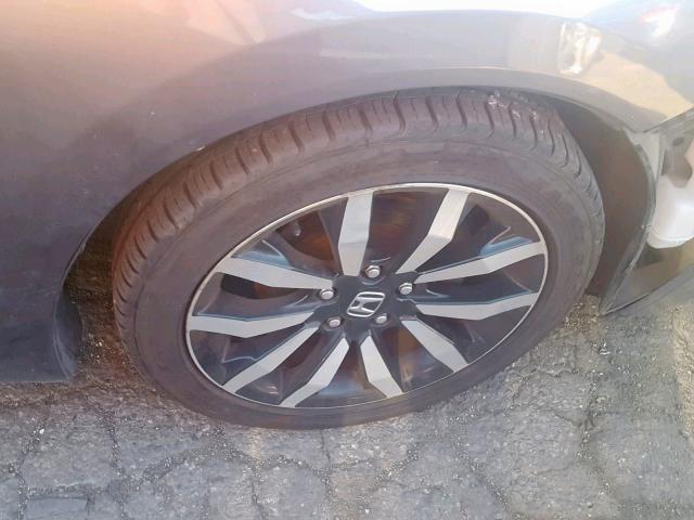 2HGFB2F91FH521062 - 2015 HONDA CIVIC EXL ნაცრისფერი ფოტო 9