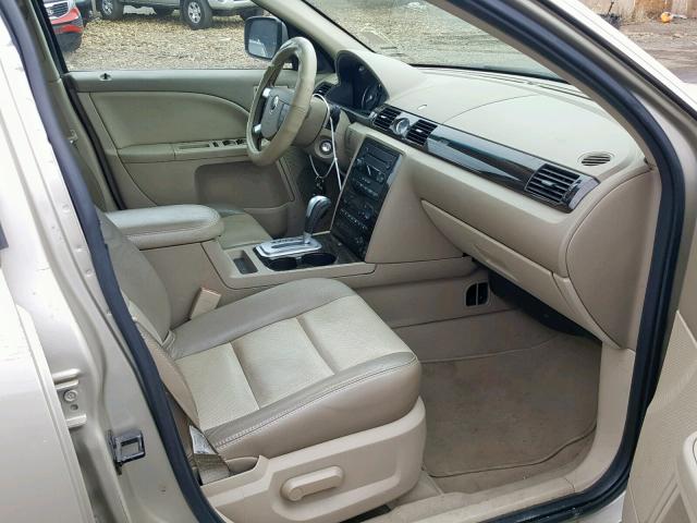 1MEHM41146G619527 - 2006 MERCURY MONTEGO LU BEIGE photo 5