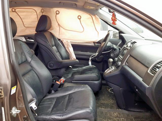 5J6RE3H77AL043031 - 2010 HONDA CR-V EXL GRAY photo 5