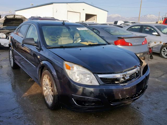 1G8ZS57NX8F162656 - 2008 SATURN AURA XE BLACK photo 1