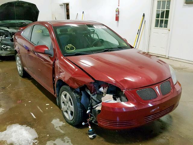 1G2AS18H397108524 - 2009 PONTIAC G5 MAROON photo 1