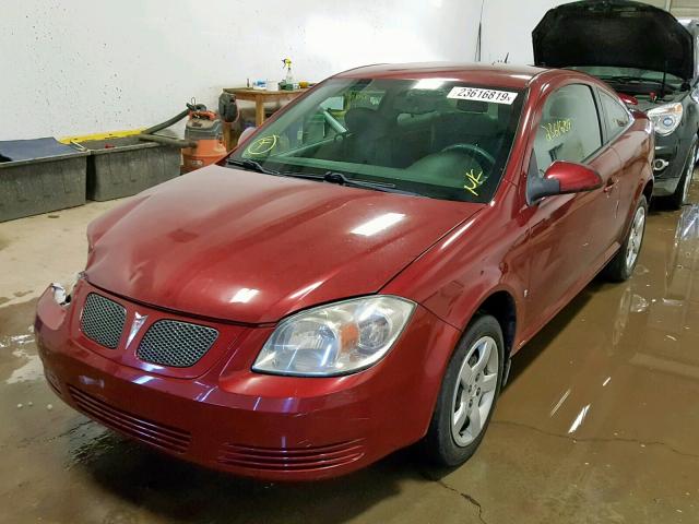 1G2AS18H397108524 - 2009 PONTIAC G5 MAROON photo 2