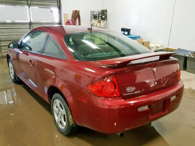 1G2AS18H397108524 - 2009 PONTIAC G5 MAROON photo 3