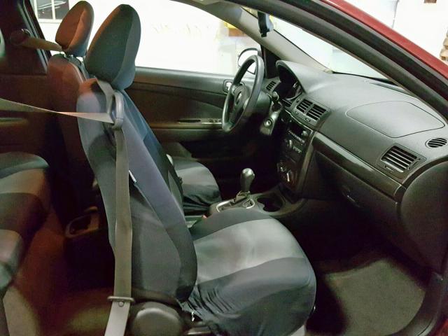 1G2AS18H397108524 - 2009 PONTIAC G5 MAROON photo 5