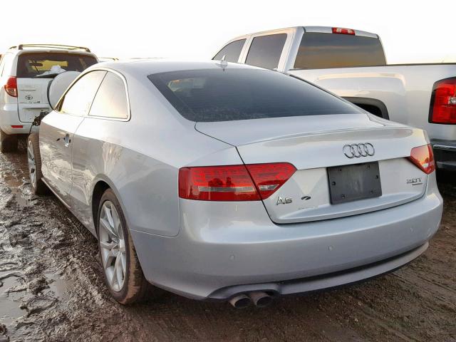 WAUVFAFR2CA004725 - 2012 AUDI A5 PRESTIG SILVER photo 3