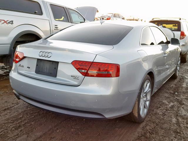 WAUVFAFR2CA004725 - 2012 AUDI A5 PRESTIG SILVER photo 4