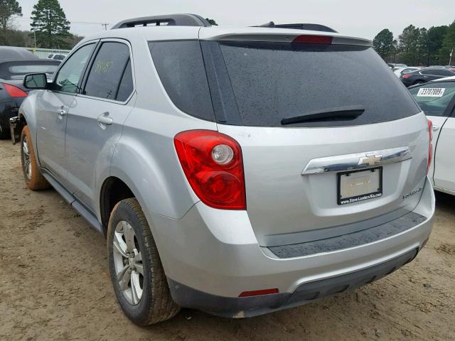 2GNALDEK8D6141240 - 2013 CHEVROLET EQUINOX LT 银色 照片 3