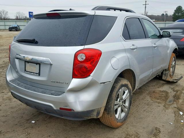 2GNALDEK8D6141240 - 2013 CHEVROLET EQUINOX LT 银色 照片 4
