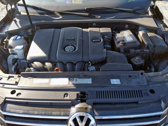 1VWBP7A31DC128206 - 2013 VOLKSWAGEN PASSAT SE GRAY photo 7