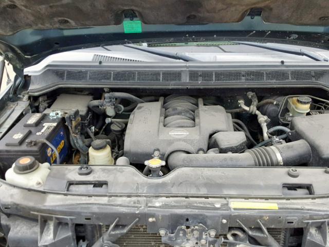 1N6AA07B94N548903 - 2004 NISSAN TITAN XE GREEN photo 7