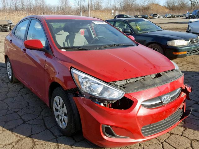 KMHCT4AE2GU980304 - 2016 HYUNDAI ACCENT SE RED photo 1