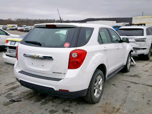 2CNALBEW4A6399133 - 2010 CHEVROLET EQUINOX LS WHITE photo 4