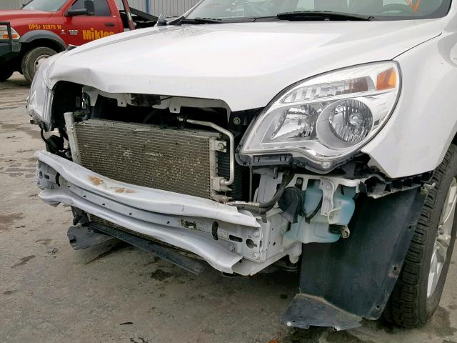 2CNALBEW4A6399133 - 2010 CHEVROLET EQUINOX LS WHITE photo 9