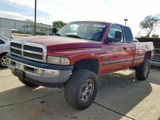 3B7KF236XXG213224 - 1999 DODGE RAM 2500 RED photo 2