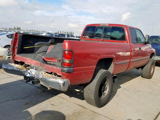 3B7KF236XXG213224 - 1999 DODGE RAM 2500 RED photo 4