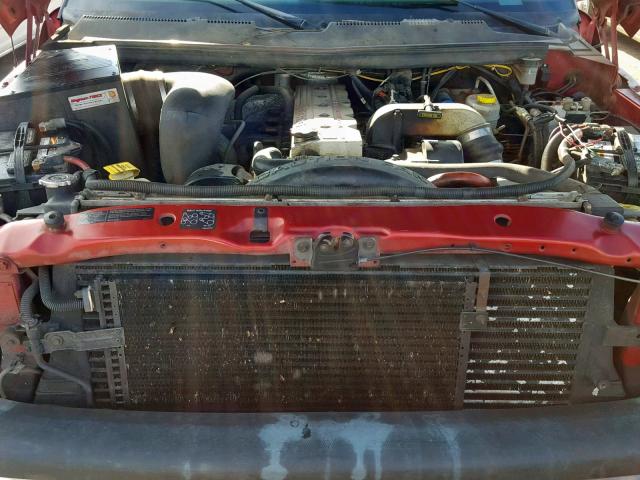 3B7KF236XXG213224 - 1999 DODGE RAM 2500 RED photo 7