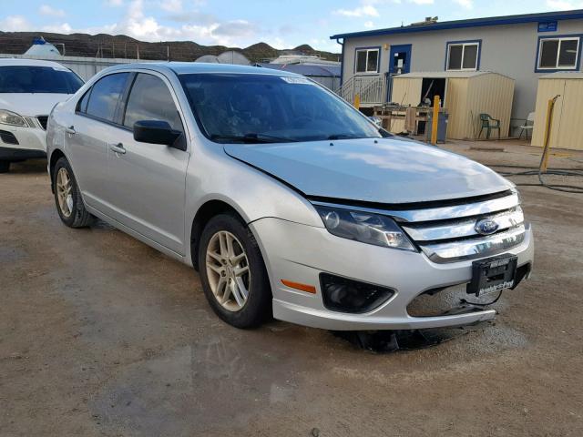 3FAHP0GA0CR259921 - 2012 FORD FUSION S SILVER photo 1