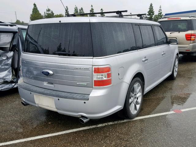 2FMHK6DT2ABA10397 - 2010 FORD FLEX LIMIT SILVER photo 4