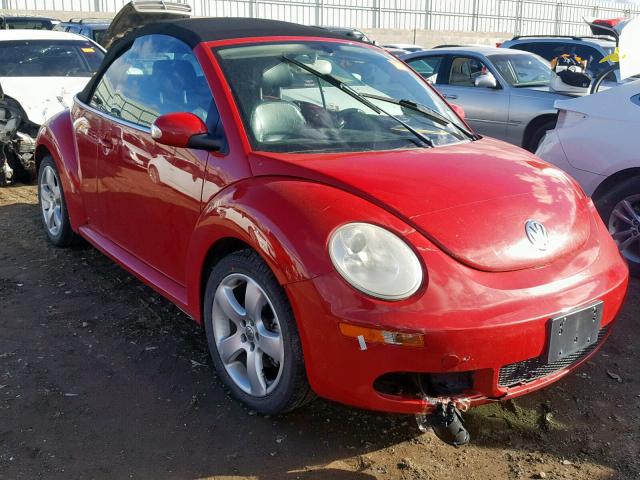 3VWSF31Y07M406992 - 2007 VOLKSWAGEN NEW BEETLE Qırmızı foto 1