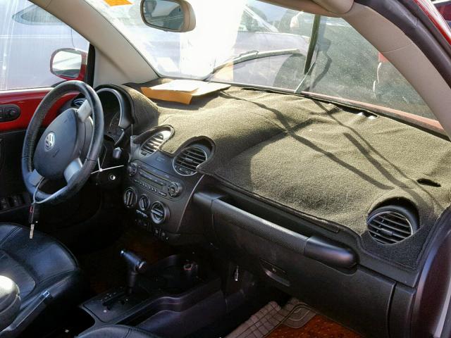 3VWSF31Y07M406992 - 2007 VOLKSWAGEN NEW BEETLE Qırmızı foto 9