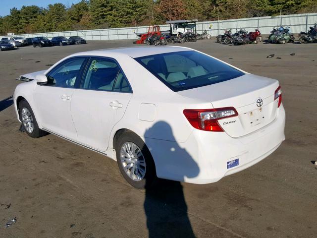 4T4BF1FK4ER393511 - 2014 TOYOTA CAMRY L 白色 照片 3