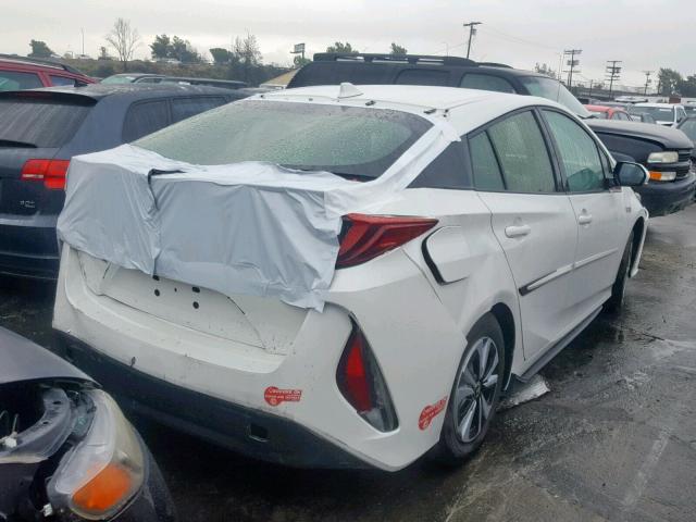 JTDKARFP9H3063025 - 2017 TOYOTA PRIUS PRIM თეთრი ფოტო 4