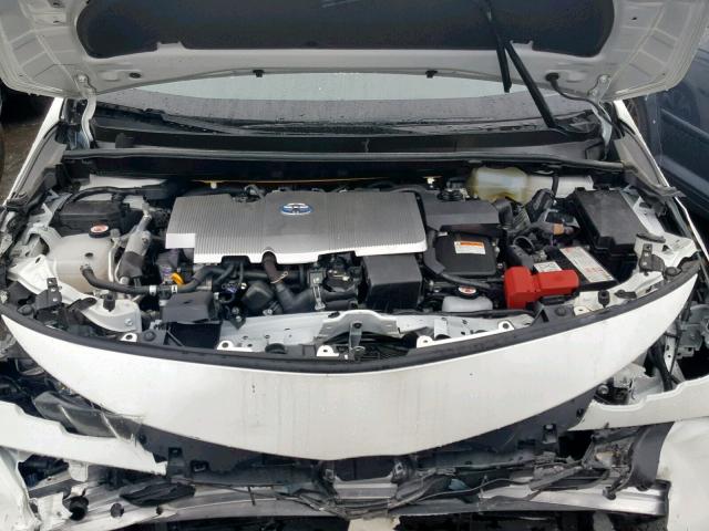 JTDKARFP9H3063025 - 2017 TOYOTA PRIUS PRIM თეთრი ფოტო 7