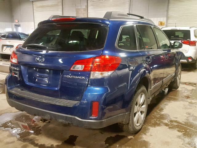 4S4BRCGC7A3353525 - 2010 SUBARU OUTBACK 2. BLUE photo 4