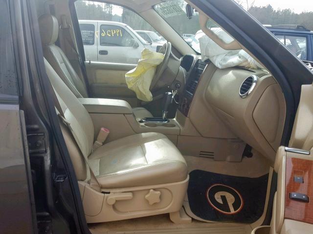 1FMEU64E57UB45214 - 2007 FORD EXPLORER E GRAY photo 5