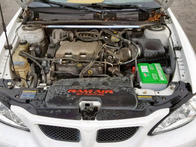 1G2NF52E63M624767 - 2003 PONTIAC GRAND AM S WHITE photo 7