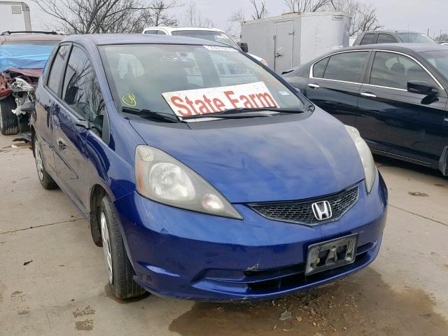 JHMGE8H30CC023180 - 2012 HONDA FIT BLUE photo 1