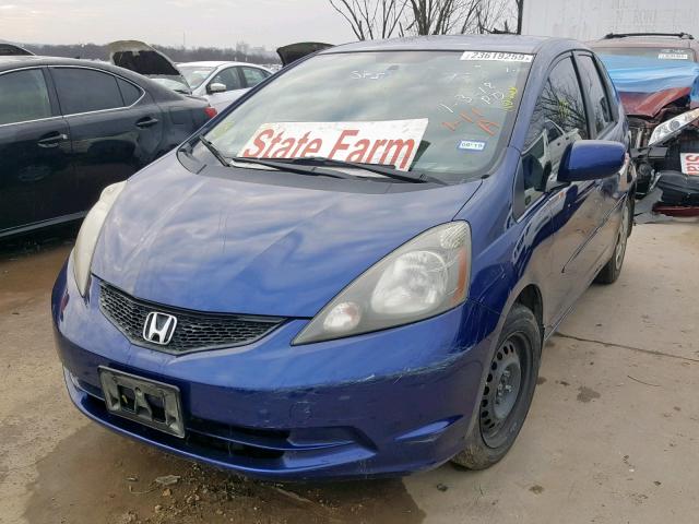 JHMGE8H30CC023180 - 2012 HONDA FIT BLUE photo 2