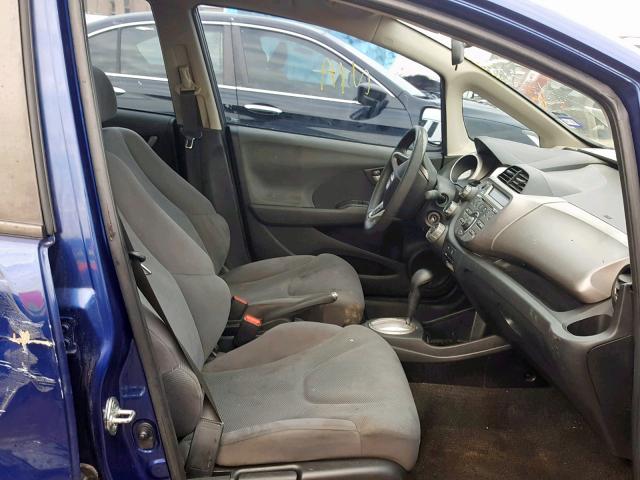 JHMGE8H30CC023180 - 2012 HONDA FIT BLUE photo 5