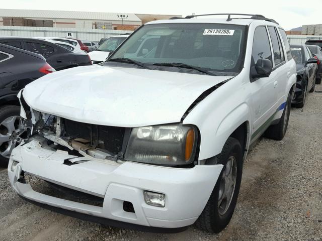 1GNDS13S982164921 - 2008 CHEVROLET TRAILBLAZE WHITE photo 2