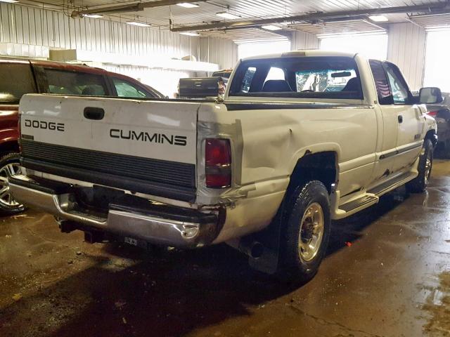 1B7KC2368YJ142470 - 2000 DODGE RAM 2500 WHITE photo 4