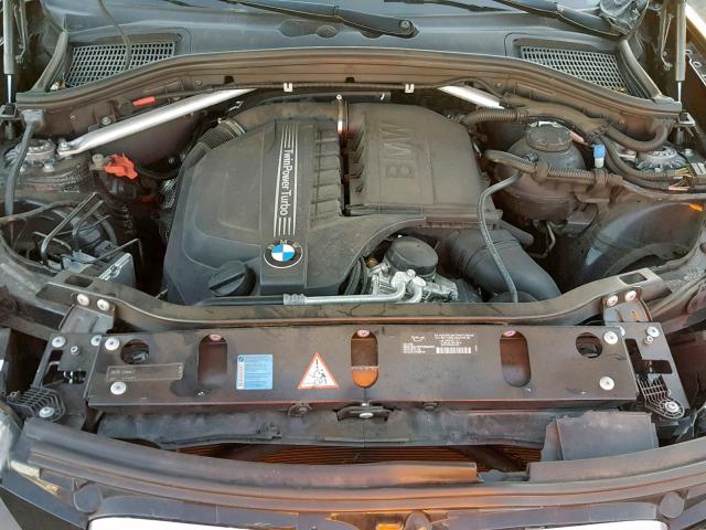 5UXWX7C59BL731029 - 2011 BMW X3 XDRIVE3 BLACK photo 7