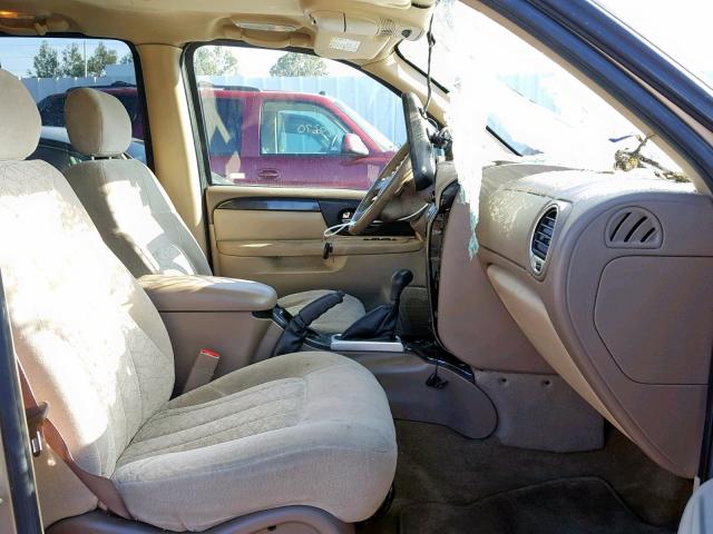 1GKDS13S542410483 - 2004 GMC ENVOY TAN photo 5