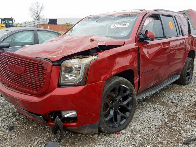 1GKS2HKC8FR660398 - 2015 GMC YUKON XL K RED photo 2