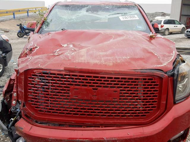 1GKS2HKC8FR660398 - 2015 GMC YUKON XL K RED photo 7