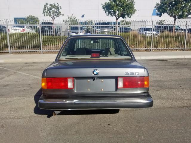 WBAAE5407H1691706 - 1987 BMW 325 BASE GRAY photo 5