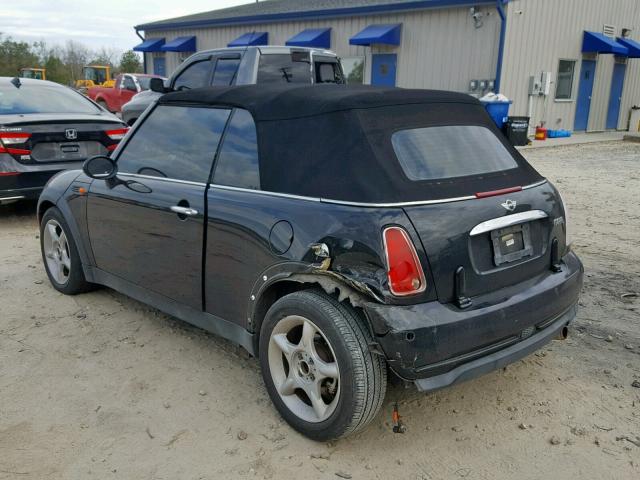 WMWRF334X5TF61785 - 2005 MINI COOPER BLACK photo 3