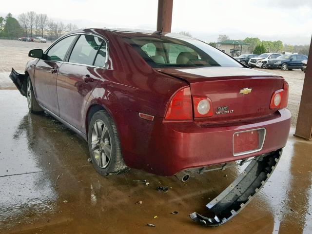 1G1ZD5E16BF118718 - 2011 CHEVROLET MALIBU 2LT RED photo 3