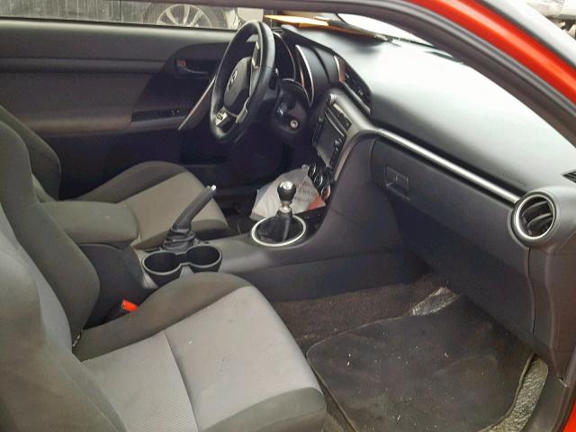 JTKJF5C70E3080570 - 2014 TOYOTA SCION TC წითელი ფოტო 5