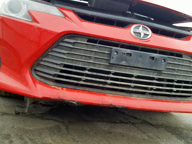 JTKJF5C70E3080570 - 2014 TOYOTA SCION TC წითელი ფოტო 9