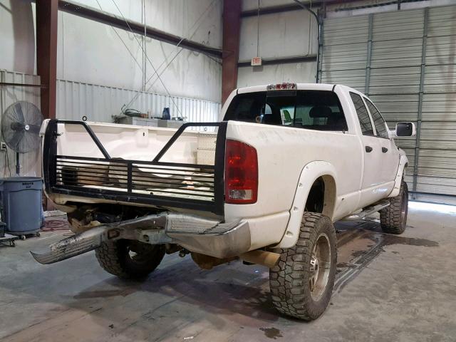 3D7LX38C66G248076 - 2006 DODGE RAM 3500 S WHITE photo 4