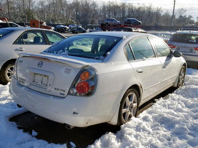 1N4BL11D12C140265 - 2002 NISSAN ALTIMA SE WHITE photo 4