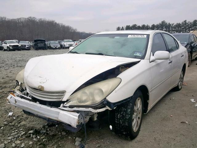 JTHBF30G730127059 - 2003 LEXUS ES 300 WHITE photo 2